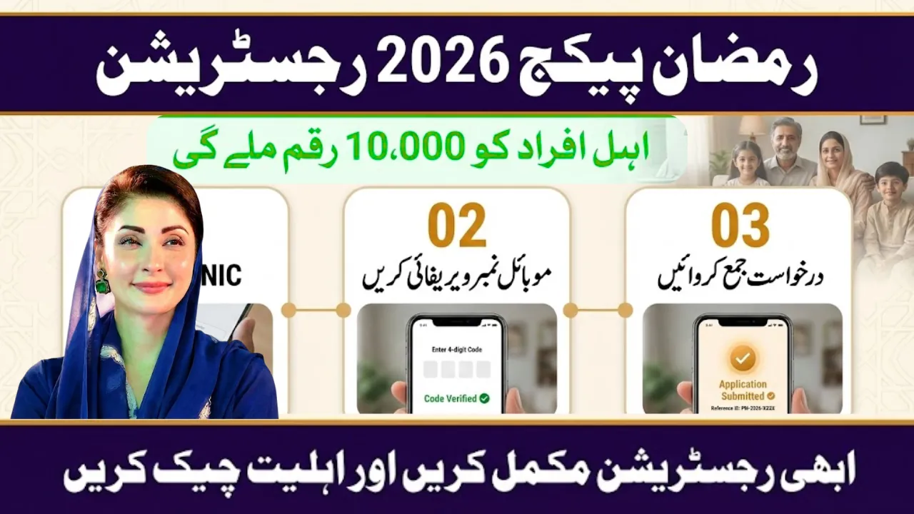 How to Register for Ramzan Package 2026 Step by Step Process