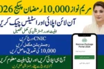 Maryam Nawaz 10000 Ramzan Package Online Apply and Status Check
