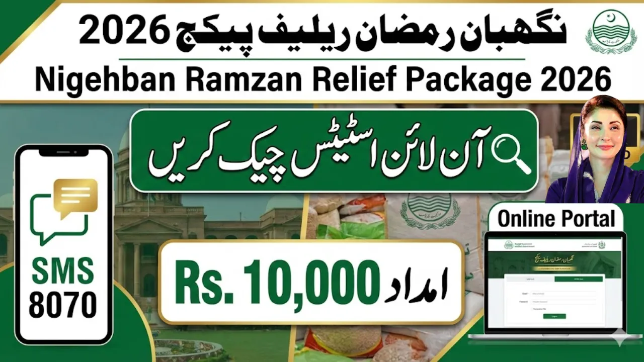 Nigehban Ramzan Relief Package 2026 Online Status Check