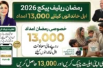 PM Ramadan Relief Package 2026 Rs13000 Assistance for Eligible Families